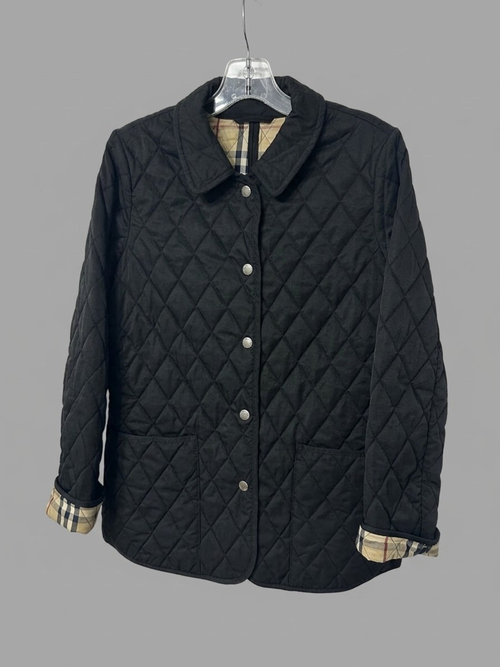 Burberry London Black Quilted Jacket